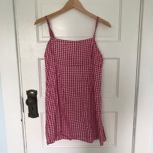 Urban Outfitters Red Gingham Dress